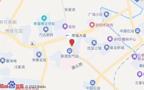 有家宠物店位置示意图