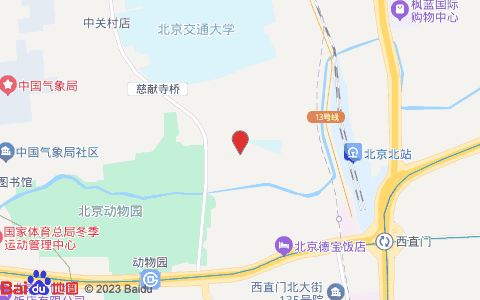 酷迪宠物店(高粱桥店)位置示意图