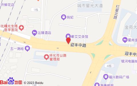 芷江爱心宠物医院位置示意图