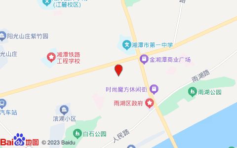 湘潭市畜牧局技术服务中心动物医院位置示意图