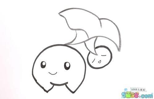 精灵宝可梦樱花宝简笔画