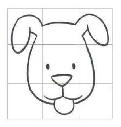 小狗头像简笔画图片