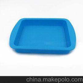 宠物用品 硅胶宠物碗 户外便携 硅胶方盘 工厂批发