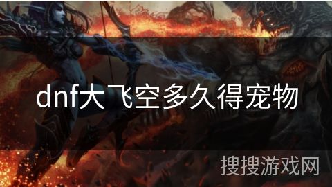 dnf大飞空多久得宠物