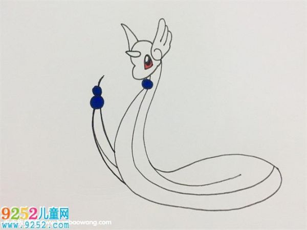 哈克龙怎么画精灵宝可梦简笔画