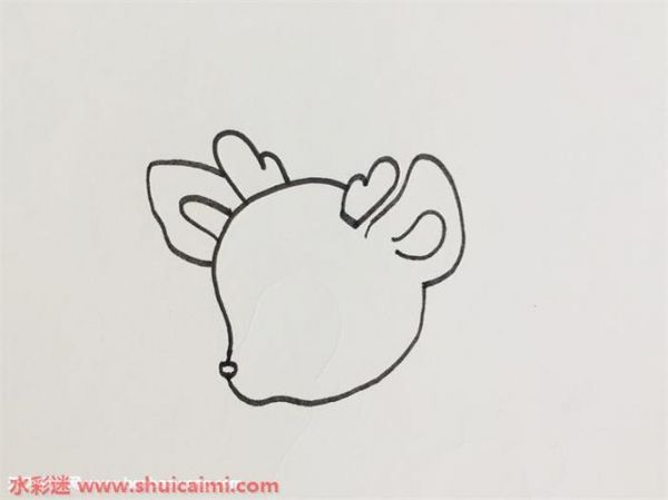 梅花鹿怎么画梅花鹿简笔画简单彩色