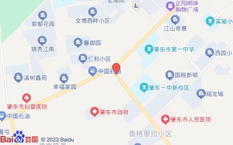 博源宠物医院位置示意图