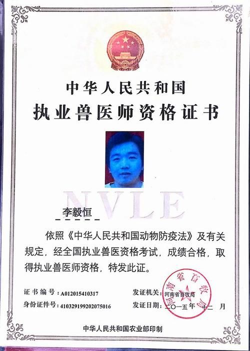 宠物医生需要的证,宠物医生需要证件吗