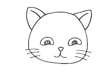 猫咪简笔画超简单画法步骤教程猫咪是一种很受大家喜爱的可爱宠物.