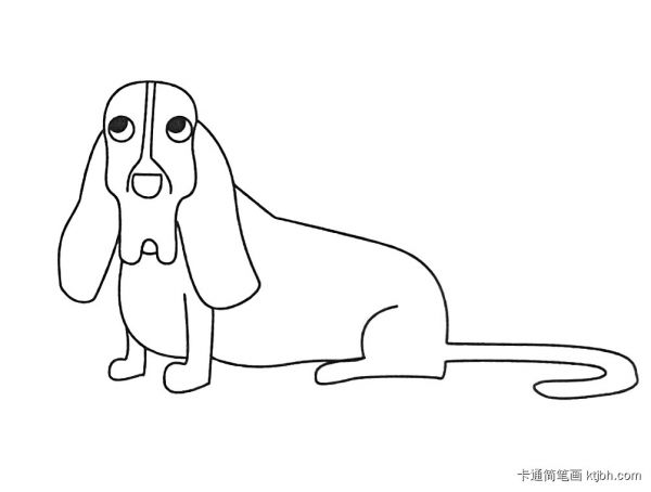 简单好画的小狗简笔画大全 可爱小狗简笔画-第5张