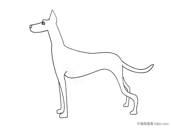 简单好画的小狗简笔画大全 可爱小狗简笔画-第7张