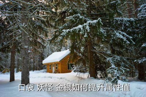  口袋 妖怪 金银如何提升属性值