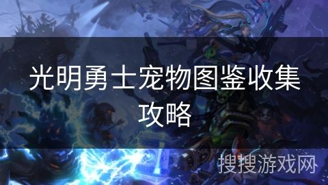 光明勇士宠物图鉴收集攻略
