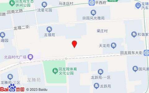 北京回龙观城北宠物医院位置示意图