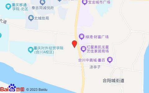 合江宠物诊所位置示意图