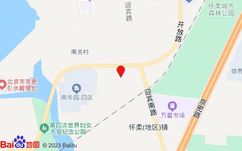 京怀护宠动物医院位置示意图