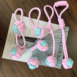 Hoopet 宠物狗狗绳结玩具金毛磨牙狗狗拉力互动玩具成犬幼犬解闷耐咬玩具