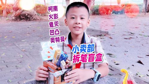 小卖部狂买动漫盲盒笔，小学生不敢带去学校