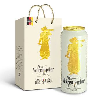 瓦伦丁(Wurenbacher)小麦啤酒500ml*12听德国原装进口