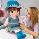 75cm可爱公主菲儿毛绒布娃娃玩具小女孩公仔玩偶抱枕睡觉生日儿童礼物