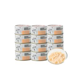 YANXUAN 网易严选 宠物猫罐头猫粮猫湿粮宠物零食猫用浓汤白肉罐头 鸡丝虾仁口味85克*24罐