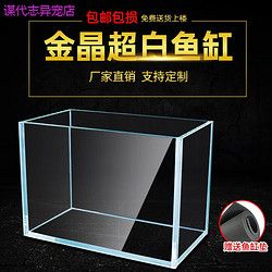蒂乐森 定制金晶超白玻璃鱼缸定做客厅家用大中小型长方形水草雨林乌龟缸 超白缸定制