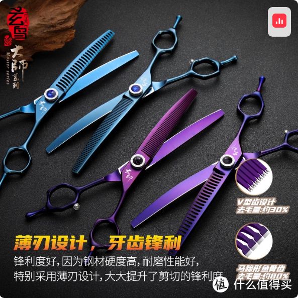 宠物美容必备!玄鸟大师宠物美容剪刀推荐