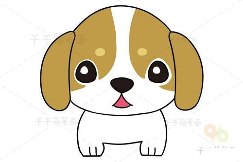 小编为大家带来超萌的小狗简笔画画法太可爱了简单又实用喜欢小狗