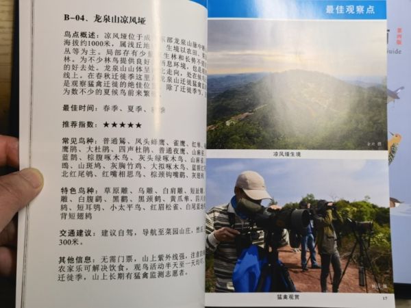 《成都观鸟指南》内页。成都观鸟会供图