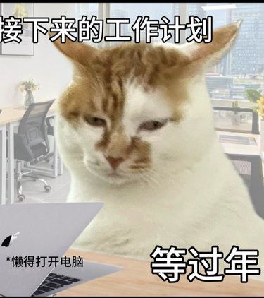 马上过年了一点都不想工作