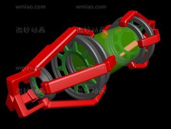 科幻机械装置 科技道具 瓶子 容器