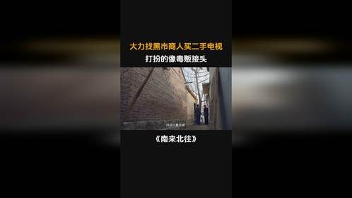 南来北往：大力找黑市商人买二手电视，打扮得像毒贩接头！