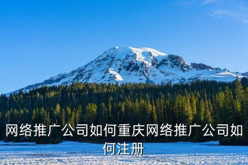 网络推广公司如何重庆网络推广公司如何注册