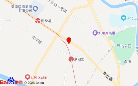 天津市红桥区珍佳宠物医院位置示意图