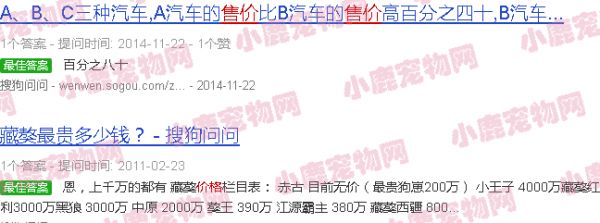 鹰獒价格