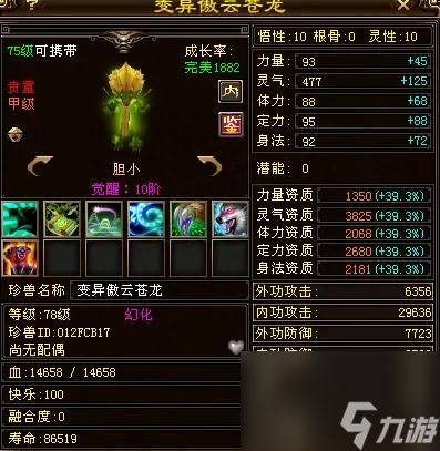 天龙八部傲云苍龙怎么获得？傲云苍龙宝宝