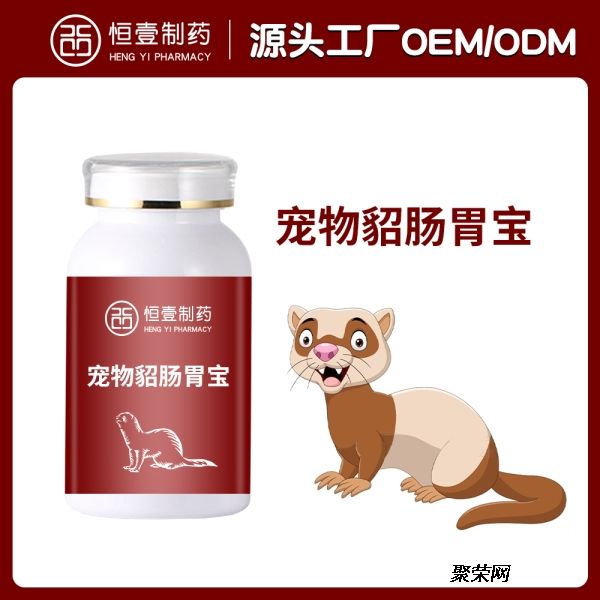 宠物貂肠胃宝改善食欲宠物貂肠胃益生菌OEM贴牌定制