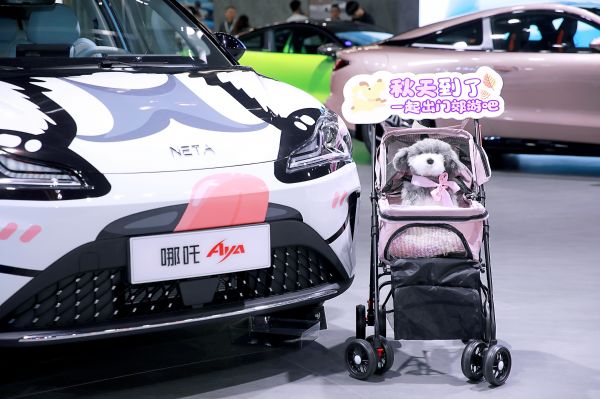解决宠物出行痛点 哪吒AYA宠物定制版成都车展首秀