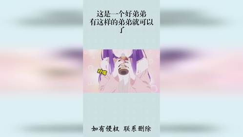 这是一个好弟弟，有这样的弟弟就可以了