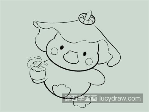 可爱卡通的鸭子简笔画教程 彩色简单的鸭子简笔画怎么画
