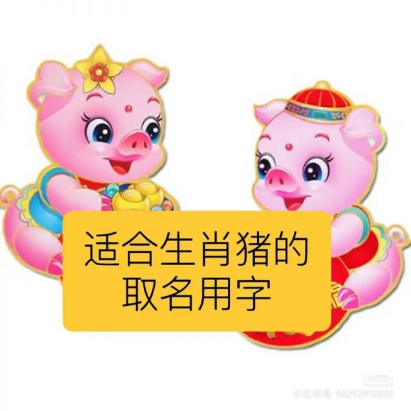 属猪的取名适合什么字 取名好
