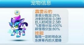 《天天酷跑》S级宠物大全 S级宠物属性图鉴
