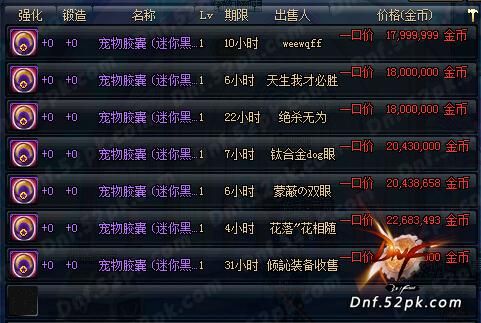 dnf宠物排名