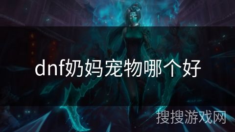 dnf奶妈宠物哪个好