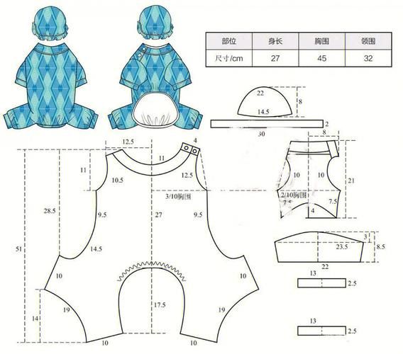 狗狗衣服,狗狗衣服制作过程图解