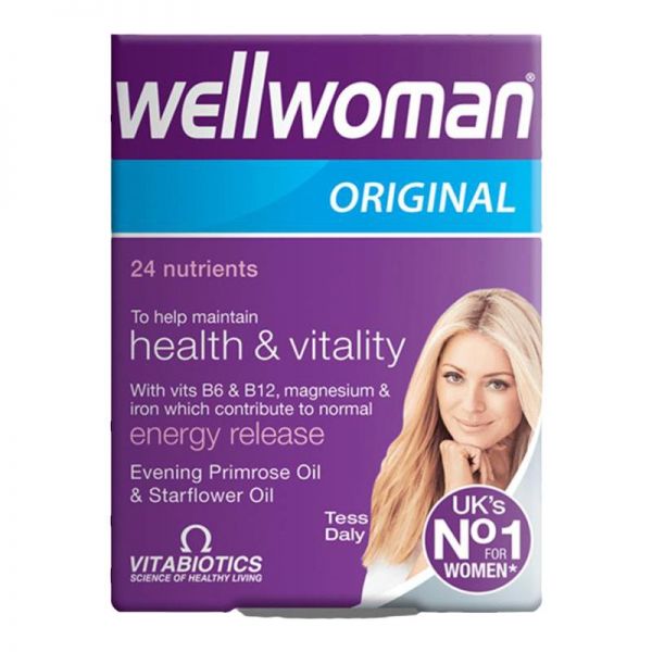 【若安好维生素36】食物过敏吃维生素c管用吗吃几片：Wellwoman女士复合维生素月见草b族综合女性强免疫多维矿物质营养42110