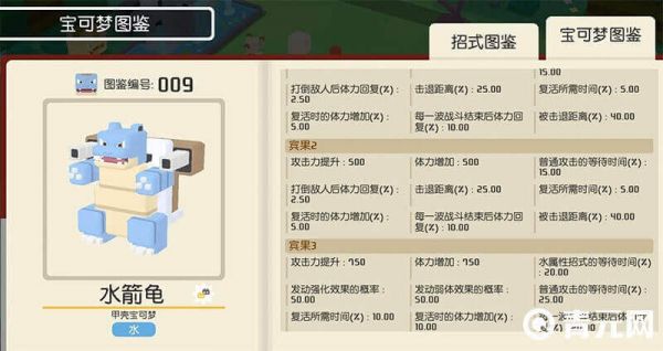 水箭龟图鉴
