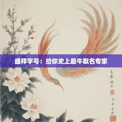  盛祥字号：给你史上最牛取名专家 