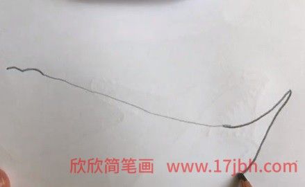儿童简笔画大鲨鱼