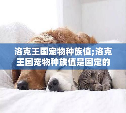 洛克王国宠物种族值;洛克王国宠物种族值是固定的吗